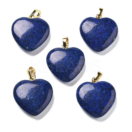 Dyed Blue Natural Sesame Jasper Pendants G-G956-B78-G-1