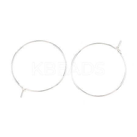 SHEGRACE Brass Hoop Earring Findings XGRPCH918-218P-1