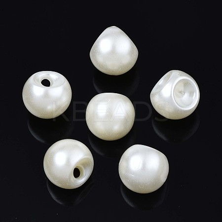 Acrylic Imitation Pearl Charms OACR-N134-002A-01-1