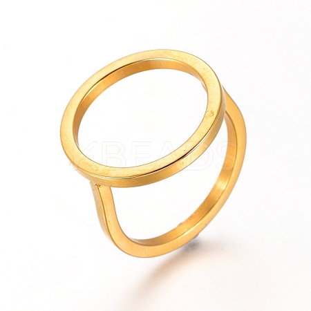 304 Stainless Steel Finger Rings RJEW-L091-06-G-17mm-1