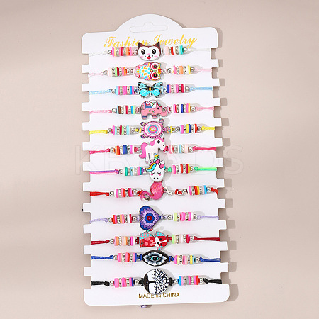 Alloy Resin Link Bracelets Sets FS-WGD67EB-02-1