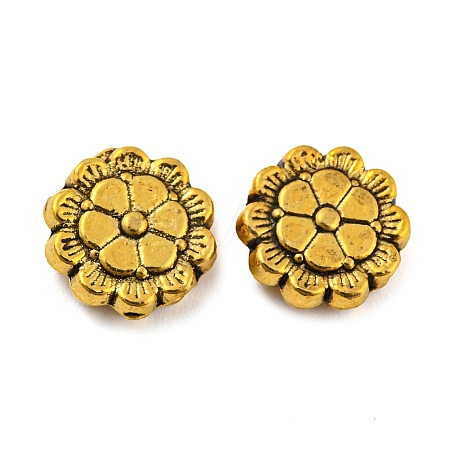 Tibetan Style Alloy Beads PALLOY-F307-06AG-1