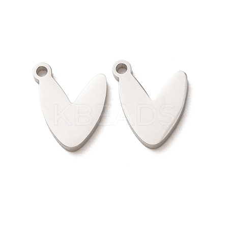 304 Stainless Steel Charms SA-G606-02P-1