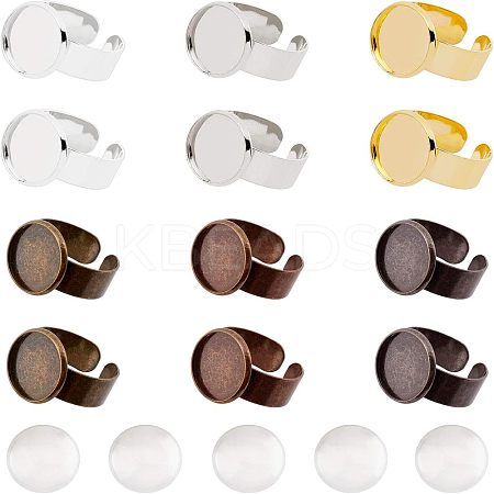 DIY Jewelry Finger Ring Making Kits DIY-FH0001-24-1