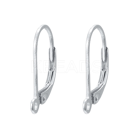 925 Sterling Silver Hoop Earrings STER-P032-06S-1