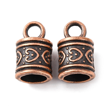 Tibetan Style Alloy Cord Ends LS-TIBE-090-R-NR-1