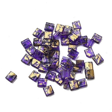 2-Hole Transparent Glass Seed Beads SEED-S023-30C-32-1