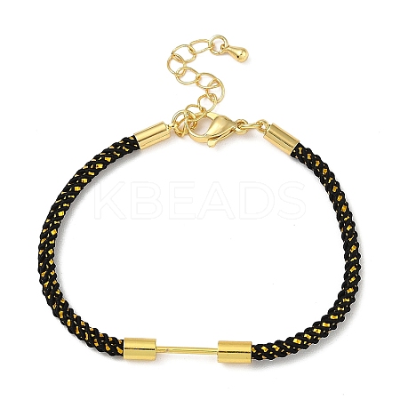 Braided Nylon Cord Bracelet Making MAK-L043-01G-09-1