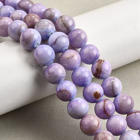 Natural Dyed Marble Beads Strands G-D315-A01-02-8mm-1