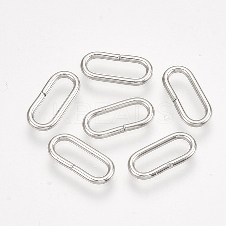 Non-Tarnish 304 Stainless Steel Linking Rings STAS-S079-83A-1