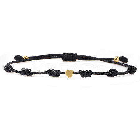 Adjustable Nylon Cord Braided Bracelets AN6953-4-1