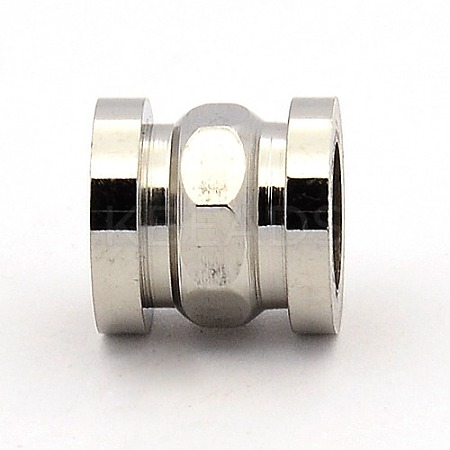 Tarnish Resistant 201 Stainless Steel Beads STAS-M003-14P-1