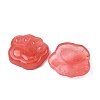 Cherry Quartz Glass Carved Cabochons G-I395-A04-2