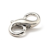 Brass Double Opening Lobster Claw Clasps KK-G416-53P-2