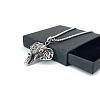 Vintage stainless steel elephant pendant punk animal jewelry for men women LS-BU1336-1