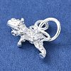 925 Sterling Silver 3D Chinese Zodiac Charms STER-P066-01S-03-2