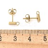 304 Stainless Steel Stud Earring Findings STAS-Q345-41G-3
