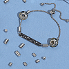 40Pcs 2 Styles 201 Stainless Steel Beads STAS-BBC0007-52-7