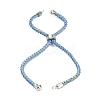 Adjustable Nylon Cord Slider Bracelet Making MAK-F026-A-P-5