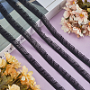 1 Roll 2-Layer Nylon Pleated Elastic Lace Trim OCOR-GF0003-73B-4