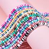 13 Strands 13 Colors Handmade Polymer Clay Beads Strands CLAY-SZ0001-18-4