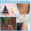 4Pcs 2 Colors Brass Micro Pave Clear Cubic Zirconia Screw Carabiner Lock Charms FIND-UN0004-44-6