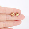 Christmas Snowflake 304 Stainless Steel Stud Earrings FS-WG2939F-02-1