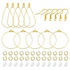 75Pcs 5 Styles 304 Stainless Steel Wire Pendants FIND-FS0002-24-1