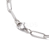 Brass Cross & Oval Locket Pendant Necklaces NJEW-JN04960-6