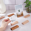 8Pcs 2 Color Wooden Card Holders Base AJEW-GA0003-66-3