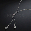 Fashionable 304 Stainless Steel Earphone Pendant Necklaces for Daily Wear IO7350-1