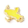 Eco-Friendly Rack Plating Brass Enamel Pendants KK-R143-03D-3