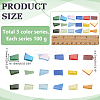 291Pcs 3 Colors Porcelain Mosaic Tiles PORC-WR0001-01A-2