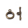Tibetan Style Alloy Toggle Clasps MLF0034Y-NF-1
