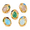Oval Cat Eye Beads KK-H516-04G-1