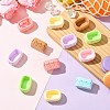 28Pcs 7 Colors Opaque Resin Cabochons RESI-CJ0004-67-5