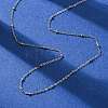 2.5MM 304 Stainless Steel Satellite Chain Necklaces NJEW-T016-25P-2