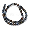 Natural Dumortierite Beads Strands G-F826-A01-4mm-4
