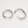 201 Stainless Steel Huggie Hoop Earrings EJEW-T005-JN155-18-2