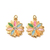 304 Stainless Steel Enamel Pendants STAS-U061-40G-02-1