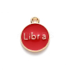 Alloy Enamel Pendants ENAM-S124-01B-07K-3