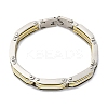 304 Stainless Steel Link Chain Bracelets for Women Men BJEW-R018-09GP-4