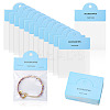 100Pcs Rectangle Clear Polypropylene Cellophane Bags CDIS-TA0001-36B-2