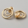 Iron Twist Knot Stud Earrings for Women EJEW-WH0004-106B-2