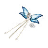 Butterfly Epoxy Resin Pins JEWB-N010-01-3