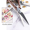 420 Stainless Steel Retro-style Sewing Scissors for Embroidery TOOL-WH0127-16R-4