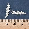 Brass Micro Pave Cubic Zirconia Pendants ZIRC-G163-09S-3