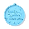 Christmas Ball with Truck Pendant Silicone Molds LS-DIY-K051-23-1