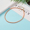 Round Glass Seed Beaded Necklaces NJEW-JN03207-6