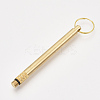 Portable Pocket 201 Stainless Steel Toothpick keychain KEYC-T007-02G-1